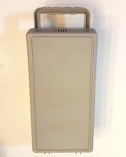 Clik Case Cassette Storage Box w/Handle Holds 10 Tapes Gray VTG Media