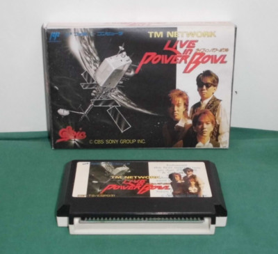 NES -- TM NETWORK LIVE IN POWER BOWL -- Fake box. Famicom. JAPAN Game. 10672