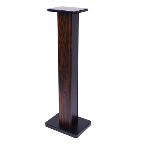 2x Nussbaum Holz Lautsprecher Ständer Heimkino Bücherregal Surround Sound Support 90cm - Bild 13 von 24