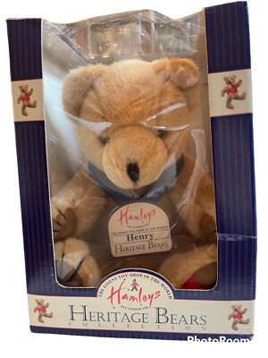 Hamleys Heritage Bears Collection 15  Jointed Teddy HENRY Plush Toy NEW IN BOX
