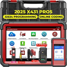2025 LAUNCH X431 PRO5 PAD V+ X-Prog3 Diagnostic Scanner Programming Key Coding