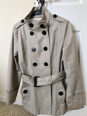 ZARA Beige Trench Coat UK S
