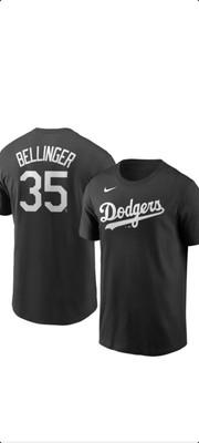 NWT Cody Bellinger #35 Dodgers Nike Black Name and Number Shirt NWT Cody Bellinger #35 Dodgers Nike Black Name and Number Shirt