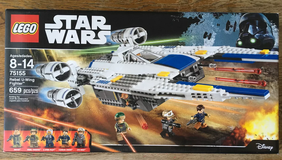 Republikanske parti sø inerti NEW Lego Star Wars 75155 Rebel U-Wing Fighter Set Jyn Erso Casian Andor  Bistan | eBay