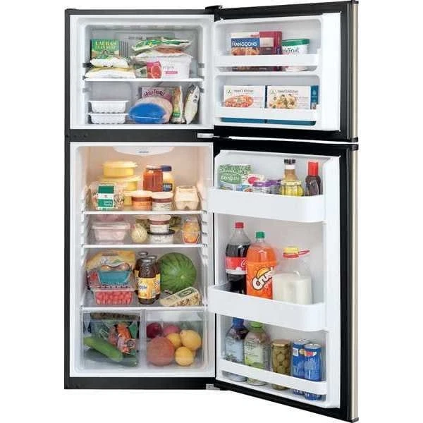 Refrigerador Frigidaire Ffet1222uv, congelador superior, 11,5 Cu. Ft., Ss Foto 3 de 3