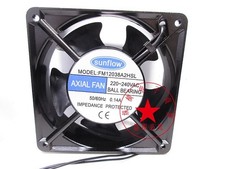 sunflow FM12038A2HSL 220V 0.14A electric cabinet welding machine cooling fan  *m