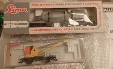 Fleischmann Kran- und Feilenwagen Transportwagen Gusseisen 