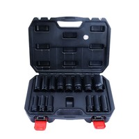 "14Tlg 1/2\" Tiefe Schlagschrauber Nuss Set 10-32Mm, Crmo Stahl"