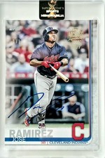 🔥 Jose Ramirez Signed 1/1  2021 Topps Archives Signature Series Auto WOW! 🐐