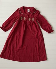 NWT Gymboree Outlet Christmas Gingerbread NIGHTGOWN - Red - Size XS 4