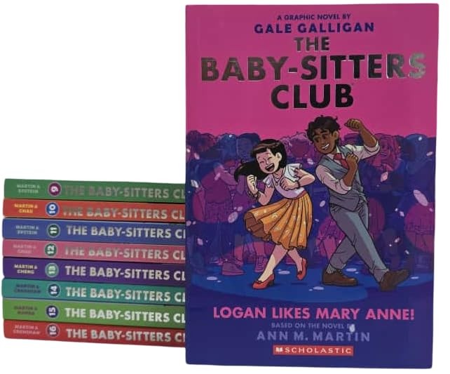 The Baby-Sitters Club Graphic Novels 9-Book Collection (8-16) by | Ann M. Martin