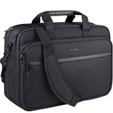 Laptop Bag Premium Laptop Briefcase Fits Up to 17.3 Inch Laptop Expandable Wa...