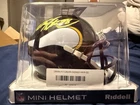 Adrian Peterson Autographed Signed Minnesota Vikings Mini Helmet JSA COA