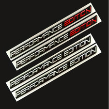 2pcs Performance Edition Emblem Badge Sticker Limited Edition Car Decal Black 2pcs Performance Edition Emblem Badge Sticker Limited Edition Car Decal Black