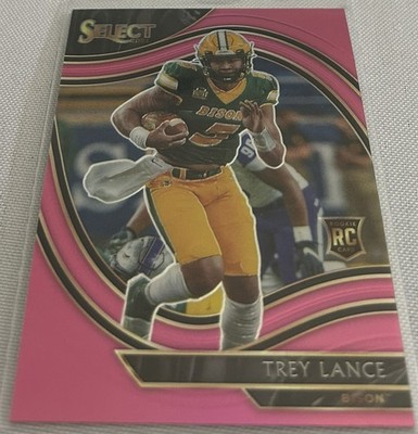 2021 Chronicles Select Draft Football Trey Lance North Dakota St. Bison Pink RC