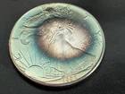 1993 American Silver Eagle 1oz MONSTER Bullseye 🎯 🌈 Toning, Rainbow Toned