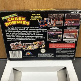The Incredible Crash Dummies For NES & Super Nintendo PAL Versions Free Postage