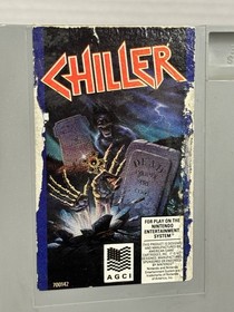 Chiller Nintendo NES Authentic AGCI Game - Tested & Working w hard Nintendo case