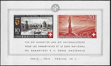 1942 Switzerland PRO Homeland Bimillennium Geneva sheet BF 7