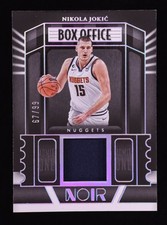 NIKOLA JOKIC 2022-23 Panini Noir Box Office Memorabilia (3 X NBA MVP) #67 of 99!