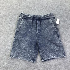 Gap Teen Shorts Kids 10 Gray Fleece Sweat Drawstring Elastic Waist Pockets