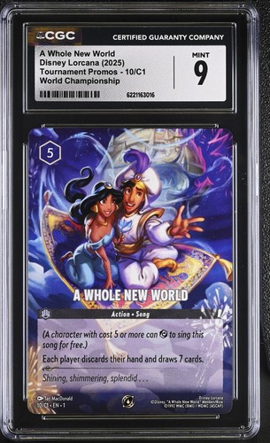 A Whole New World graded CGC 9 for sale on eBay