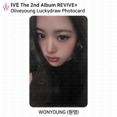 IVE The 2nd Album REVIVE+ OliveYoung Lucky Draw Photocard WONYOUNG