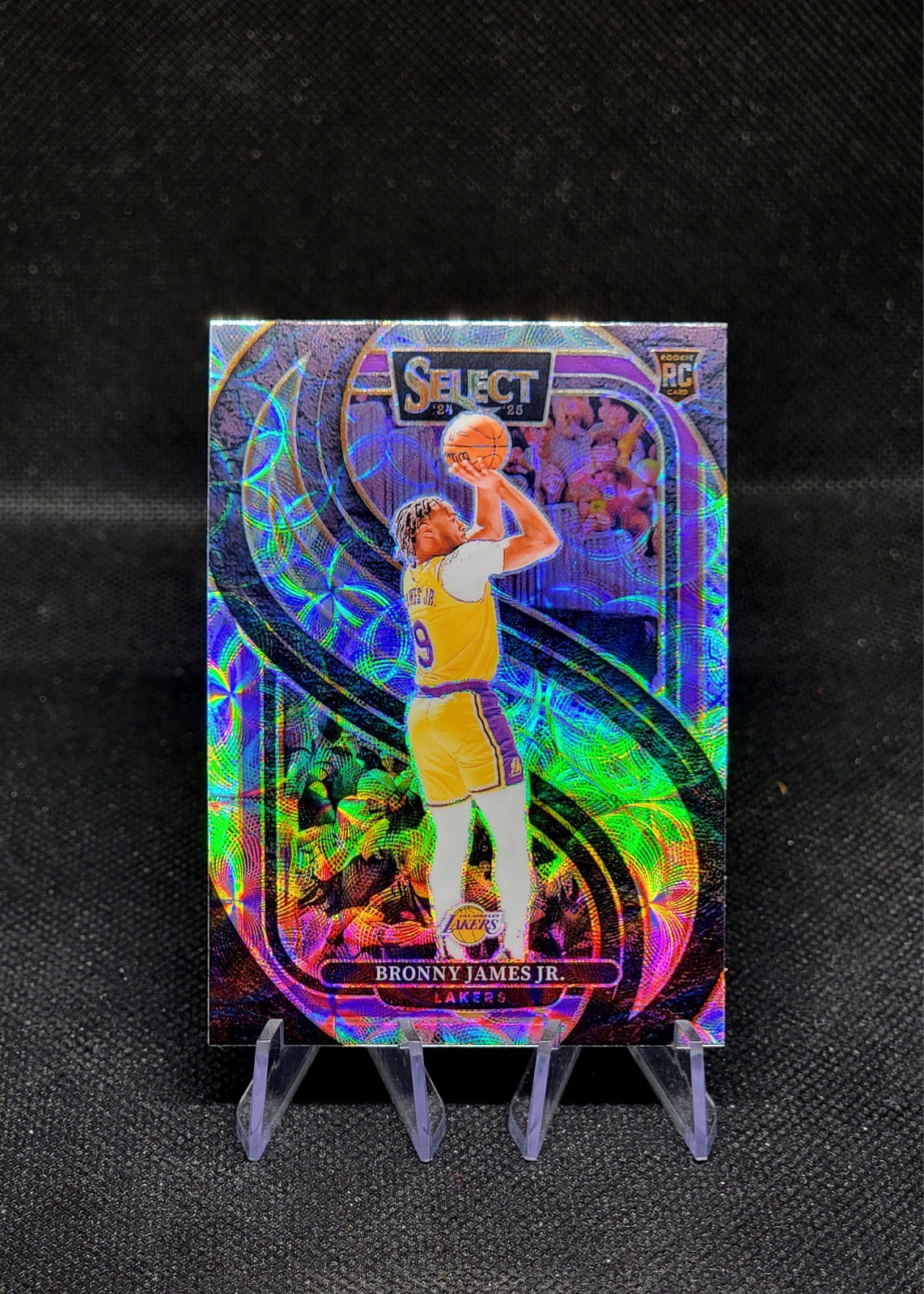 2024-25 Panini Select - Premier Level Bronny James #179 Silver Scope Prizm (RC)