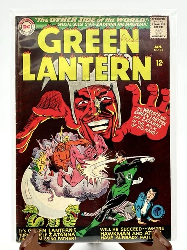 Vintage DC Comics Green Lantern (Vol. 2) #42 JAN 1966 Single Issue Low Grade