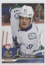 2023-24 Upper Deck Series 1 Exclusives 56/100 Sheldon Dries #178 1e15