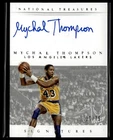 2014 National Treasures #S-MT Mychal Thompson Autograph #/75 KE