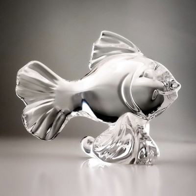 Princess House Pets ''Fisch'' Vintage Figur klar Bleikristall Germany