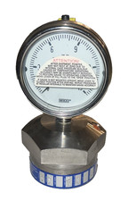 WIKA 990.10 DIAPHRAGM SEAL/PRESSURE GAUGE 0-15PSI