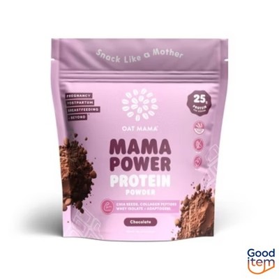 Oat Mama Power Protein Powder - Chocolate - Whey Protein Isolate - 3.6oz: 25g