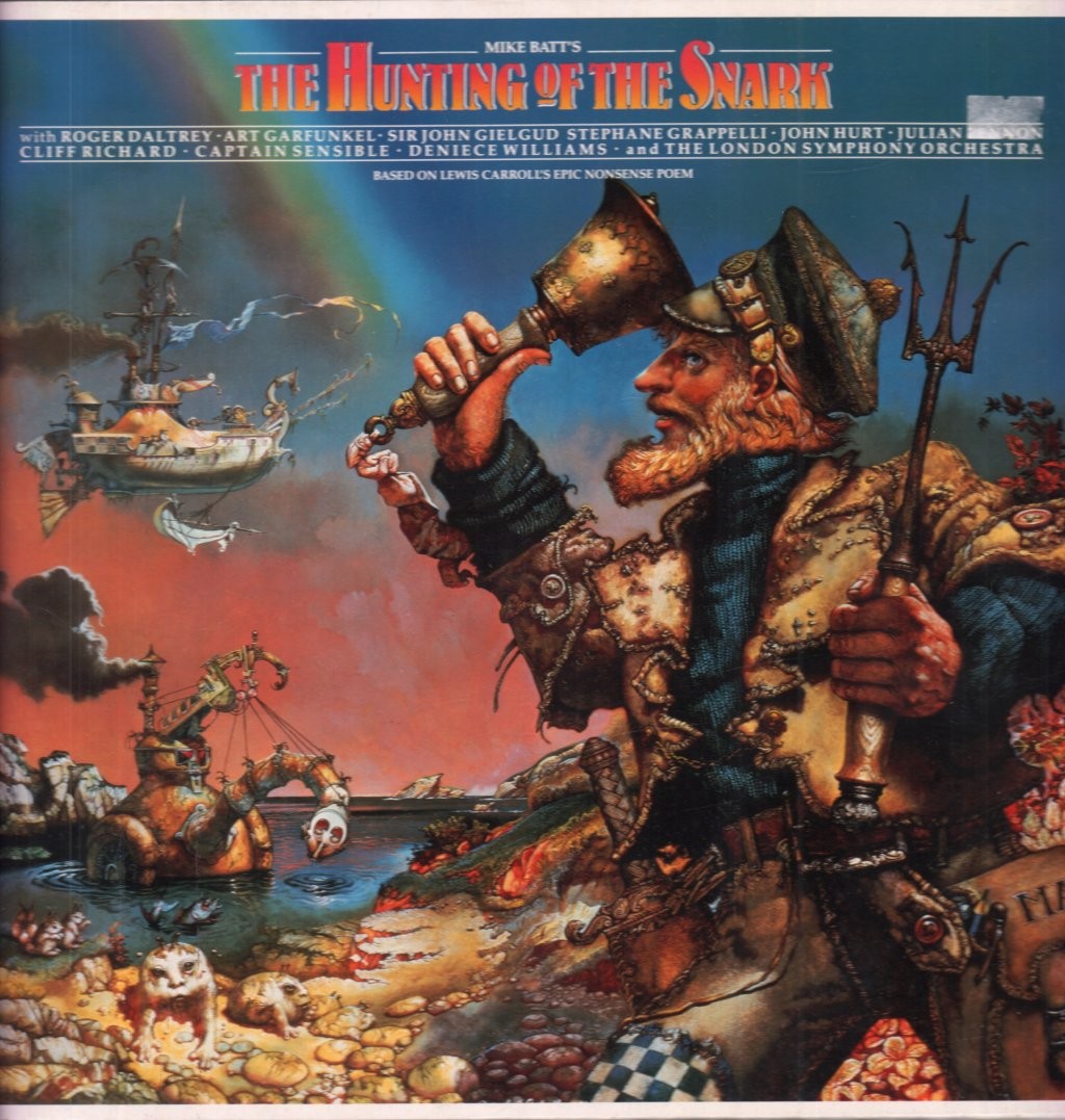 Mike Batt Hunting of the Snark LP vinyl UK Trax 1988 - has small sticker on