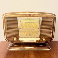 RADIO VINTAGE SNR EXCELSIOR 52 1A SERIE D’EPOCA A VALVOLE OCCHIO MAGICO ART DECO