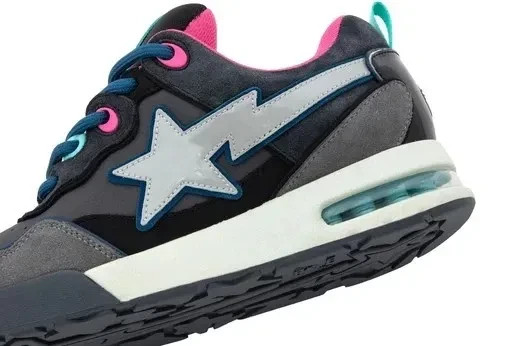 A BATHING APE BAPE FLIP STA #2 1L80 191 318 BLACK Men Shoes oki02 thumbnail 5