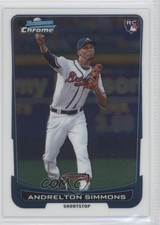 2012 Bowman Draft Chrome Andrelton Simmons #33 Rookie RC 1j2