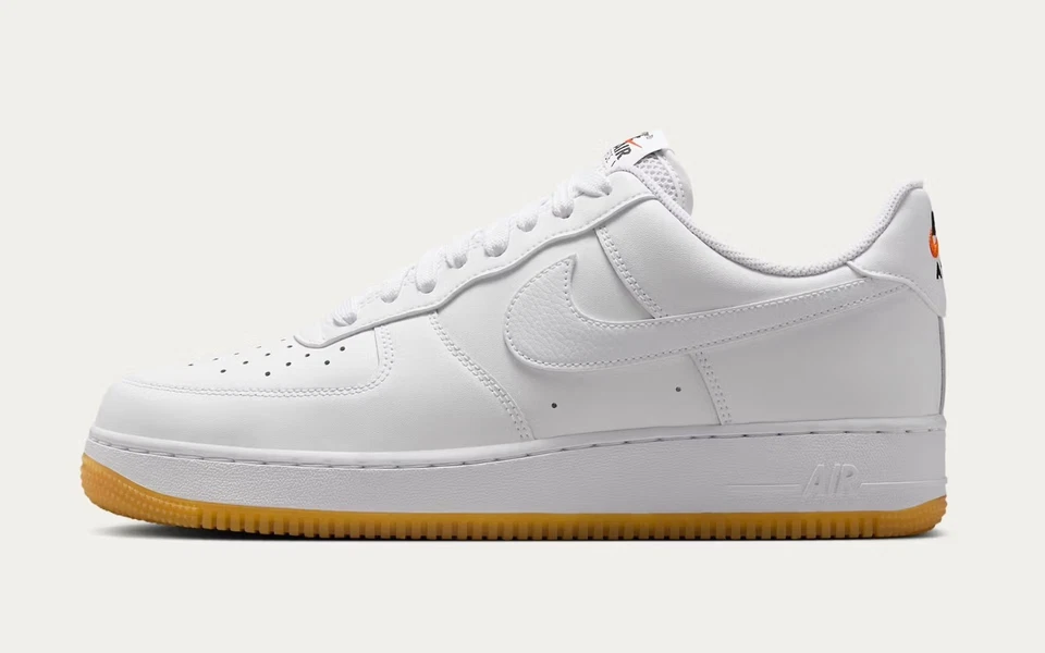 Nike Air Force 1 '07 Zapatos Blanco Goma II7630-100 Hombres Multi Talla NUEVO Foto 3 de 4