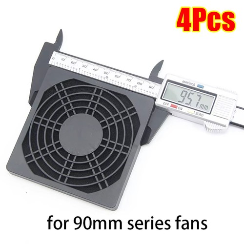 4Pcs 40/50/60/80/90/120mm PC Computer Fan Filter Fams Dustproof Cover - Afbeelding 17 van 18