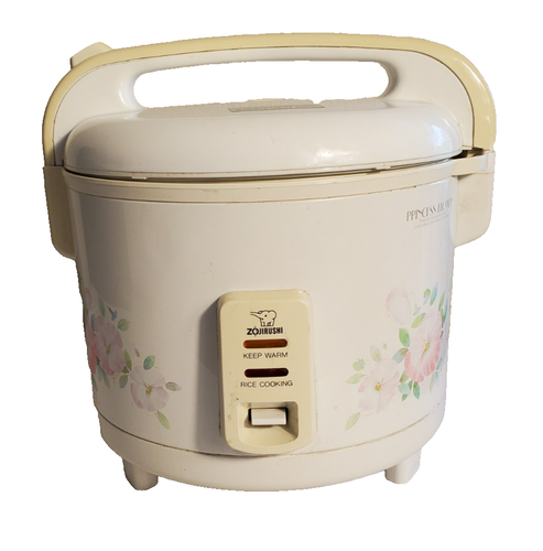 Cuiseur à Riz Zojirushi NFR-1803 1,8 Litre, 5 Tasses, Imprimé Floral, état Occasion