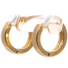 Small 18K Gold Plated Hoop Earrings for Women Girls Hypoallergenic Lightweight