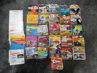 26 Amiga Format Cover CD-ROM Disks Commodore