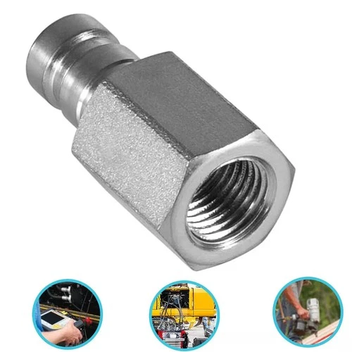 PD342 Series PD Steel Test Port Diagnostic Equipment Quick Nipple 1/8" Body Size - Picture 1 of 18