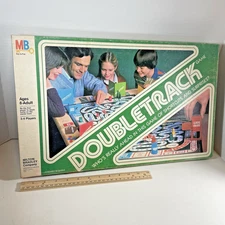 1981 Doubletrack Board Game COMPLETE! Vintage Milton Bradley 4110