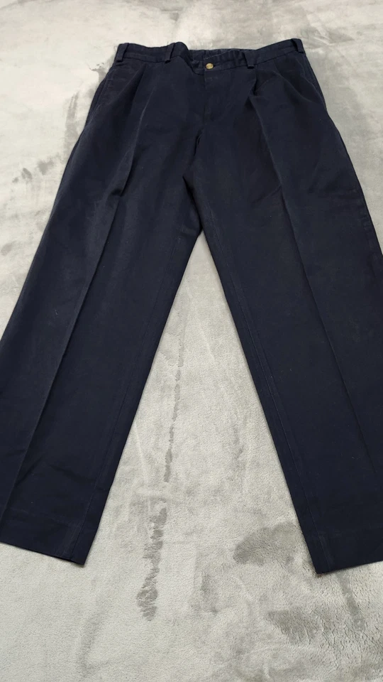 Bills Khakis Men's Size 33 Blue Classic Fit 5 Pocket Pants Made in USA - Image 4 of 4