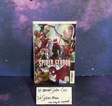 Spidergeddon #4 Lee variant 1st cam Spider-Cop 2nd Spiders-Man Marvel comic MCU