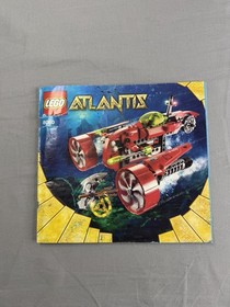 LEGO Atlantis Instruction Manuals & Club Magazines Lot, Set 7985, English