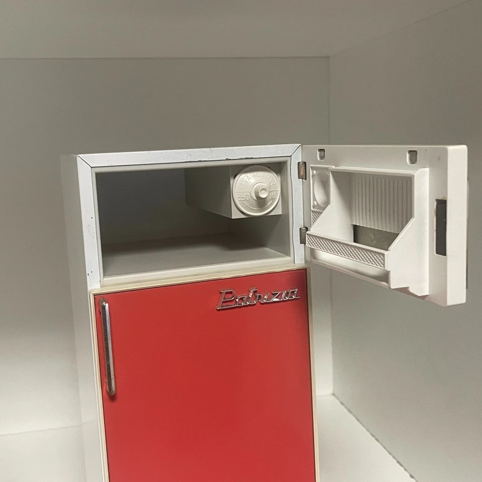 JOUET ANCIEN - FRIGO ET EVIER VINTAGE EN TOLE LAQUEE  AMB MARCHESINI ITALY 1970' - Photo 4/4