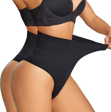 Thong Shapewear Tummy Control Underwear for Women Seamless Body Shaper Panties